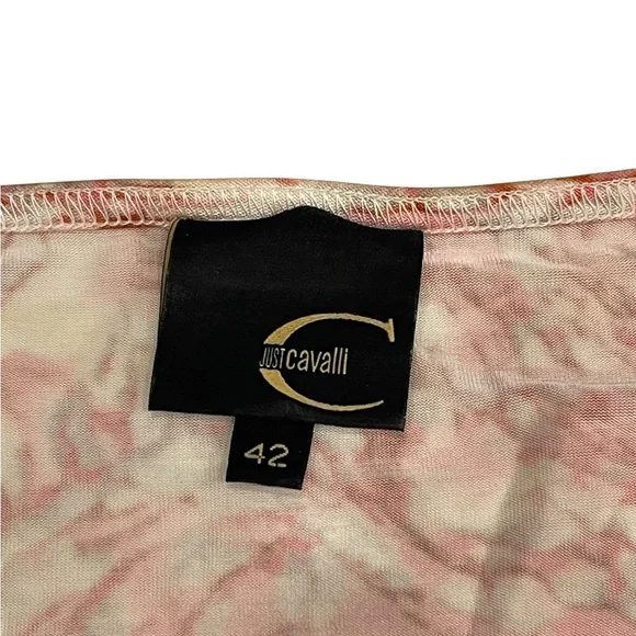 JUST CAVALLI boho fairycore floral midi dress Size:42 - Picture 8 of 11